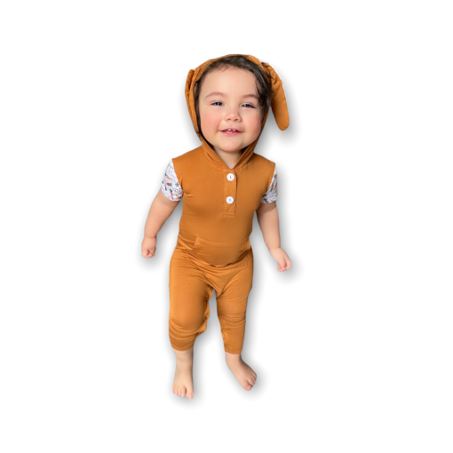 Bunny Bait Hooded Romper Capris
